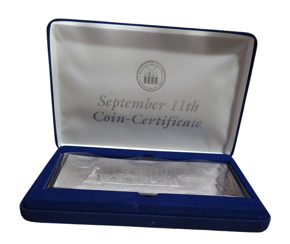 National Collector's Mint $20 September 11th silver Leaf Coin